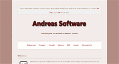 Desktop Screenshot of andreas-software.com