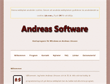 Tablet Screenshot of andreas-software.com